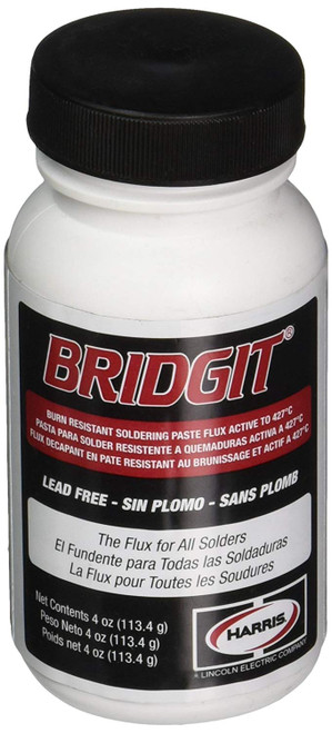 Harris BRPF4 Bridgit Paste Soldering Flux, 4 oz. Jar