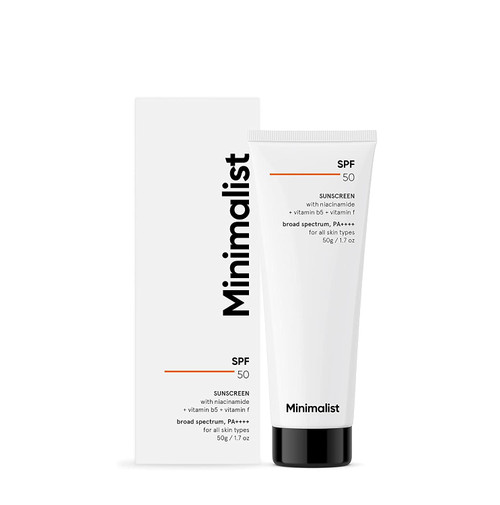 Gamium Sunscreen SPF 50 Lightweight with Multi-Vitamins, No White Cast, Broad Spectrum PA ++++, Acne Safe | For Women & Men | 50 gm