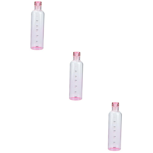 Happyyami 3pcs Gradient Water Bottle Cup Camping Water Bottle Sports Beverage Bottle Fitness Drinking Bottle Water Bottles for Kids Drink Bottle Kettle Office Outdoor Sports Bottle Glass