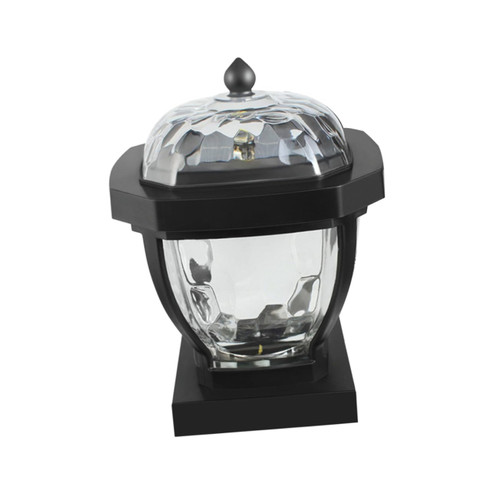 ARTIBETTER Post Cap Light Solar Garden Lights Lanterns Decorative Deck Lamp Pole Lights Outdoor Fence Spring Vibration Isolators Solar Pillar Light Garden Outdoor Post Lights Led Post Lamp