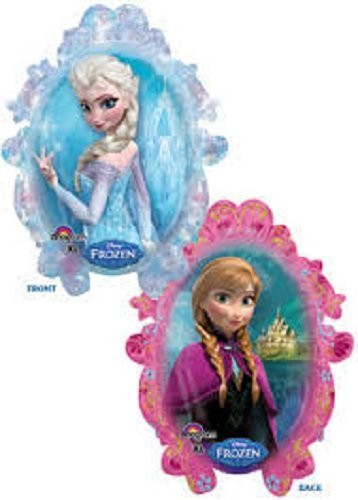 XL 31 Frozen Anna & Elsa Disney Super Shape Mylar Foil Balloon Party Decoration by Anagram