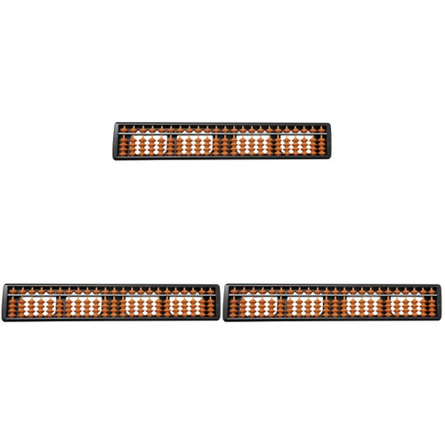 Tofficu 3 Pcs Abacus Chinese Counting Tool Math Counting Educational Counting Toys Chinese Calculator Math Counters for Kids Developmental Toys Tools for Kids Bead Shopkeeper Abs Child