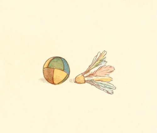 Posterazzi Little Ann & other Poems 1890 Shuttlecock & ball Poster Print by Kate Greenaway, (18 x 24)