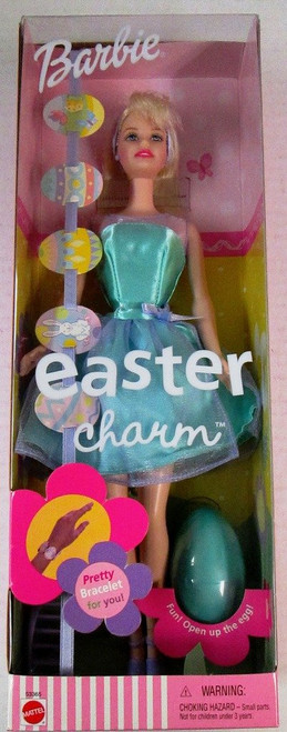 Barbie Easter Charm Doll Special Edition w Pretty Bracelet for You (2001)