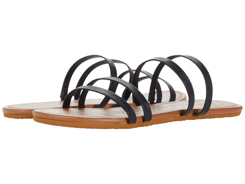 Billabong Women's Paradiso Slide Sandal, Black, 6