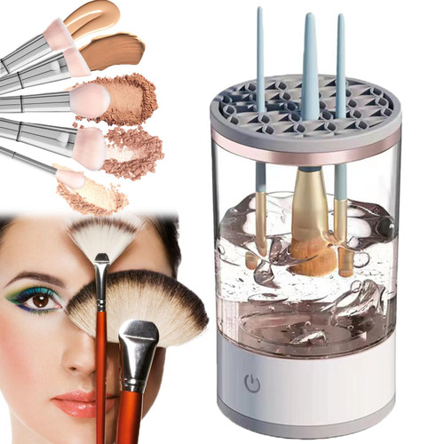 FOTTEPP Brushly Pro Cosmetic Brush Cleaner, Brushly Pro Make up Cleaner, Brushy Makeup Brush Cleaner, Electric Makeup Brush Cleaner, Brushly Pro Brush Cleaner (1PC) FOTTEPP Brushly Pro Cosmetic Brush Cleaner, Brushly Pro Make up Cleaner, Brushy Makeup Brush Cleaner, Electric Makeup Brush Cleaner, Brushly Pro Brush Cleaner (1PC)