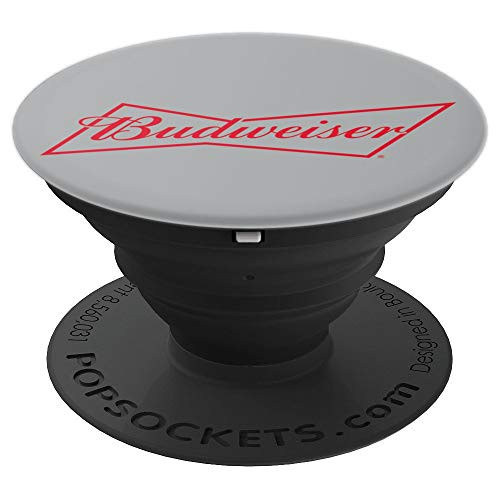 Budweiser Grey PopSockets Stand for Smartphones & Tablets - PopSockets Grip and Stand for Phones and Tablets