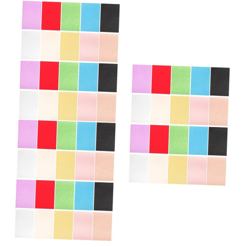 NUOBESTY 60 Sheets Origami Color Paper Colored Cardstock Origami Folding Cardstock Paper Cardstock 12x12 Origami Paper for Kids Glitter Cardstock Child Suite Tape