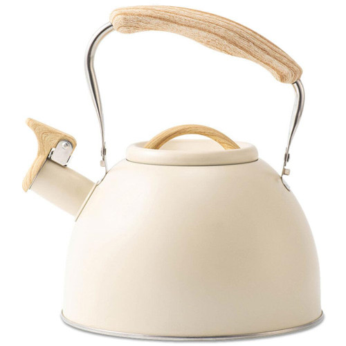 GOOHOCHY Buzzing Kettle Enamel Teapot Loud Whistle Kettle for Tea Whistling Tea Kettle Tea Pot Tea Kettles Chinese Teapots Stovetop Tea Kettle Water Iron Kettle 3l Stainless Steel Beep