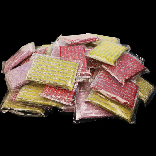 Individually Wrapped Sponges,Sponges Individually Wrapped-3Colors (54Pcs)