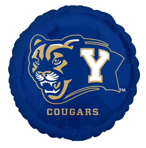 Anagram International Brigham Young University Foil Flat Balloon, 18", Multicolor