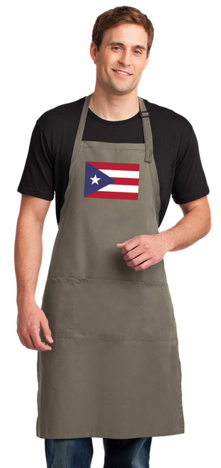 Broad Bay Puerto Rico Apron Puerto Rico Flag Aprons Large for Men or Women