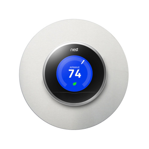 Nest Thermostat Wall Plate, 6 Inch Stainless Steel Cover Plate, Fits Generation 1, 2, 3, E Nests