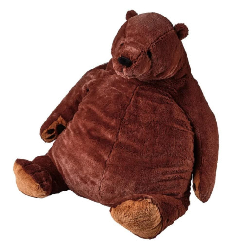 FAVOSTA Djungelskog Bear Giant Stuffed Animal Bear Plush Toy Doll Simulation Huge Cuddly Teddy Bear Home Decoration Gifts for Kids Girlfriend Valentine's Christmas Birthday (Brown, 31.5in/80cm) FAVOSTA Djungelskog Bear Giant Stuffed Animal Bear Plush Toy Doll Simulation Huge Cuddly Teddy Bear Home Decoration Gifts for Kids Girlfriend Valentine's Christmas Birthday (Brown, 31.5in/80cm)