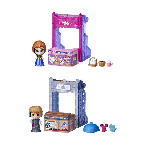 Disney Frozen 2 Twirlabouts 2-Pack, Series 2, Anna and Kristoff Sled to Shop Playset Toys, Kristoff and Anna Doll Accessories for Kids 3 and Up Disney Frozen 2 Twirlabouts 2-Pack, Series 2, Anna and Kristoff Sled to Shop Playset Toys, Kristoff and Anna Doll Accessories for Kids 3 and Up