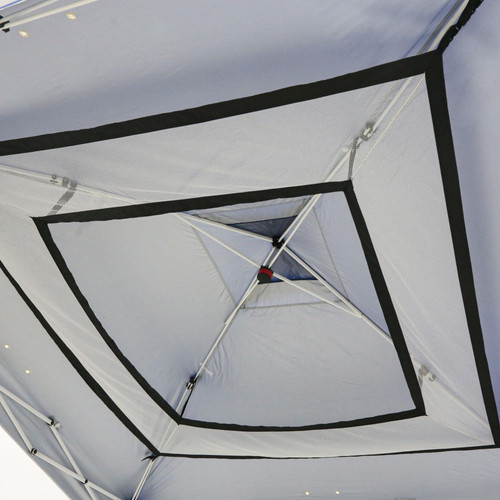 EAGLE PEAK 10x10 Pop up Canopy Tent Mesh Shelf, Universal Gear Loft Hanging Shelf, Fits for Most 10x10 Instant Canopies