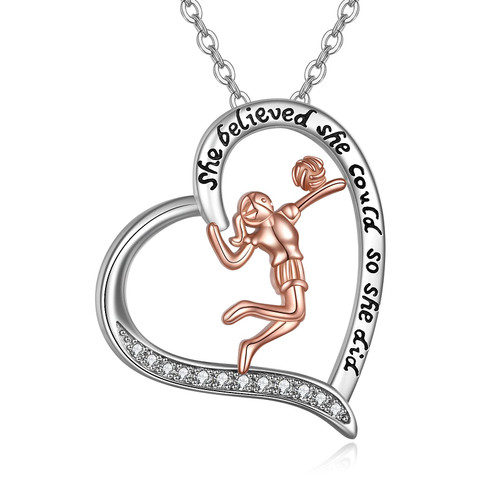 YFN Volleyball Gifts Necklace for Women Girls Sterling Silver Volleyball Pendant Inspirational Jewelry for Volleyball Players YFN Volleyball Gifts Necklace for Women Girls Sterling Silver Volleyball Pendant Inspirational Jewelry for Volleyball Players