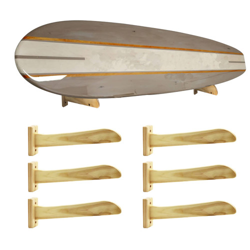 Vigorange Wooden Surfboard Wall Mount Rack for 1 Board?Minimalist Surf Board Hangers for Wall Display Mount Storage,Great for Paddle Board,Surboards,Wakeboard,Kiteboard,Ladder and Snowboard?3 Pairs? Vigorange Wooden Surfboard Wall Mount Rack for 1 Board?Minimalist Surf Board Hangers for Wall Display Mount Storage,Great for Paddle Board,Surboards,Wakeboard,Kiteboard,Ladder and Snowboard?3 Pairs?