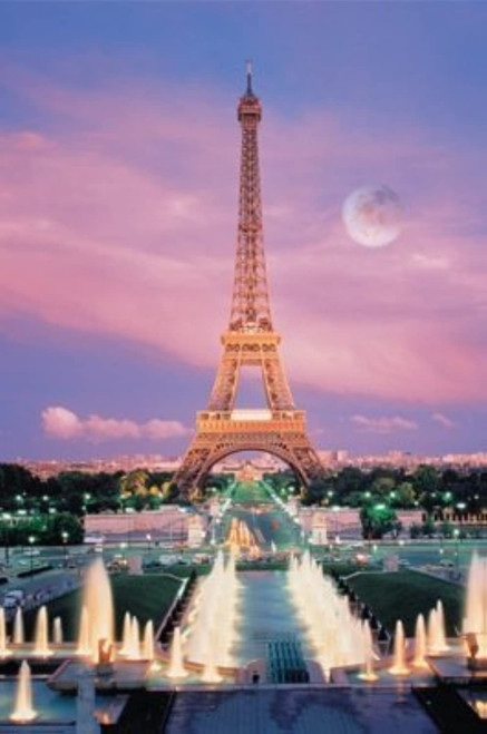 TOMAX Paris, France 1000 Piece Glow-in-The-Dark Jigsaw Puzzle