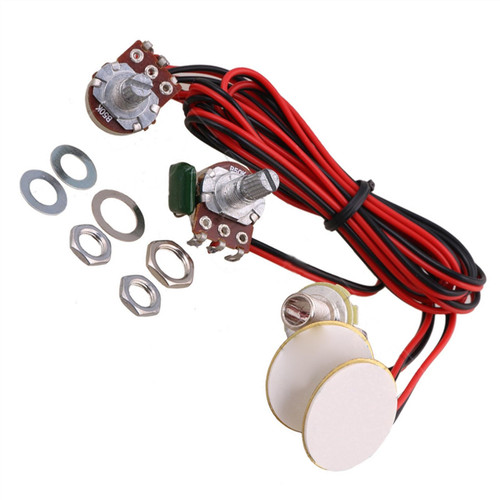 VENEKA Guitar Pickup Pre-Wired Pickups Guitar Ukulele Mandolin Instrument Pickup Piezo Transducer