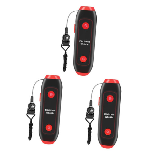 INOOMP 3pcs 3 Electronic Whistle Referee Whistle Electric Whistle Referees Whistles Whistle with Lanyard Party Noise Maker Toy Coaching Whistle Whistle Pet Toys Magnet Handheld