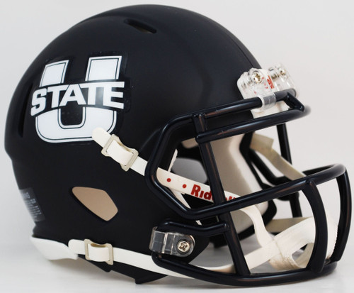 Riddell NCAA Utah State Aggies Alternate Navy Speed Mini Helmet Riddell NCAA Utah State Aggies Alternate Navy Speed Mini Helmet