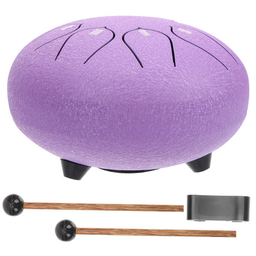 Vaguelly Kids tongue drum hand pan hand drum african drums for adults portable tongue drum tongue drum for beginner drum instrument kids drum c major Wood purple child C