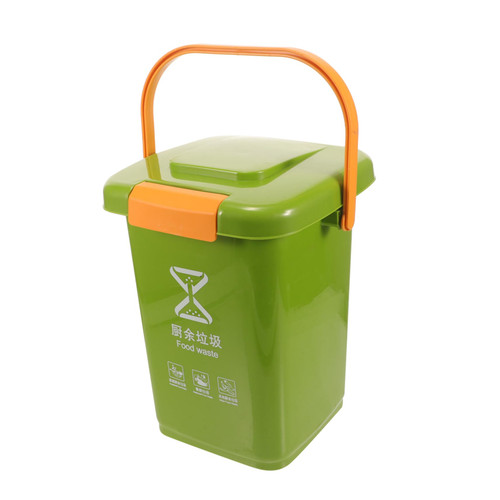 CHILDWEET Garbage Container Bin Toilet Trash Can Under Counter Trash Can Tabletop Trash Can Desk Garbage Can Countertop Trash Can Mini Rubbish Bin Bins Wastebasket Plastic Household Office