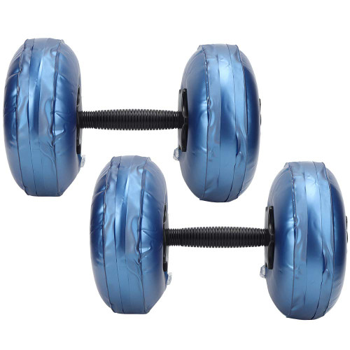 Water Filled Dumbbells, Dumbbell Weights Adjustable Dumbbell Set with Water for Weight Lifting Training(Blue 8-10kg)