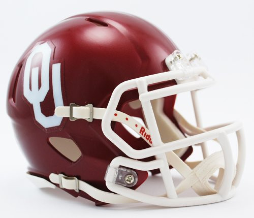 Oklahoma Sooners Riddell Speed Mini Football Helmet Oklahoma Sooners Riddell Speed Mini Football Helmet