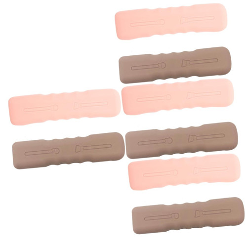 Mipcase 8 Pcs Silicone Makeup Brush Bag Travel Toiletry Bag Makeup Case Travel Bag Organizer Storage Bag for Makeup Brush Makeup Bag for Travel Brush Holder Toolkit Portable Mipcase 8 Pcs Silicone Makeup Brush Bag Travel Toiletry Bag Makeup Case Travel Bag Organizer Storage Bag for Makeup Brush Makeup Bag for Travel Brush Holder Toolkit Portable