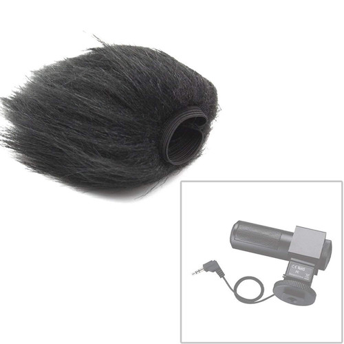 Fomito EN-2 Furry Windscreen Wind Muff for TAKSTAR SGC-698 Microphone-Black