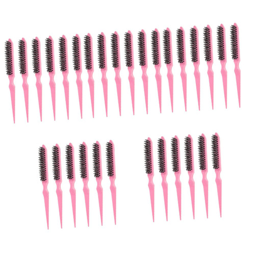 Beavorty 30 pcs curling comb teasing hair detangle comb edge control brush Hair Care Scalp teasing brush men combs for hair detangling comb for natural black hair man Raw edge abs brush set