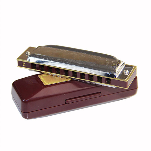 HyKab Harmonica Standard Beginner Diatonic Blues Harmonica 10 Holes Key of C Musical Gift Harmonica Musical Instrument Harmonica