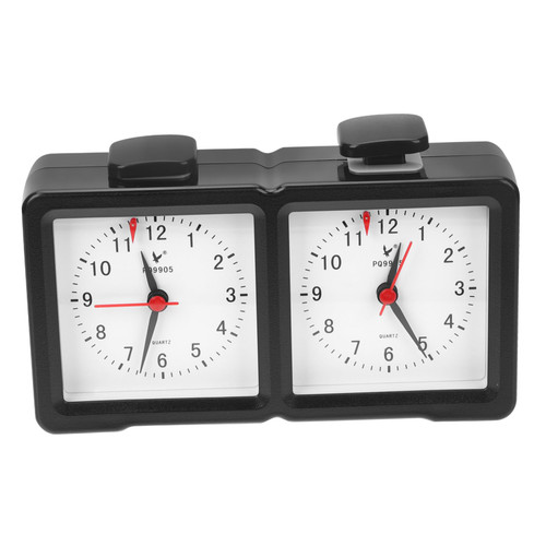 Garneck Mechanical Analog Chess Clocks Mechanical Chess Clock Wooden Chess Clock Chess Competition Timer International Chess Timer Chess Board Timer Smart Clock Intelligent Accessories abs