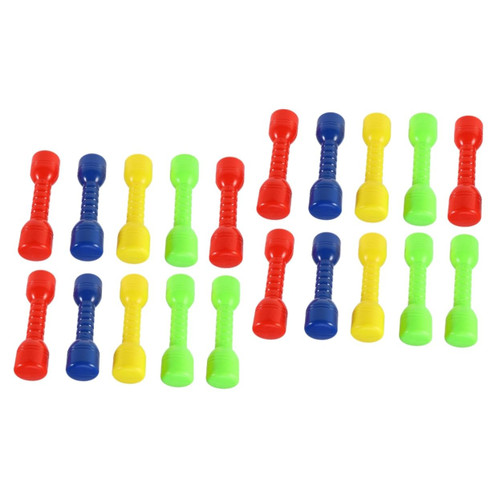 20 pcs children's dumbbell kid exercise dumbbell kid home fitness dumbbells dumbbell hand weights mini dumbbell kids barbell barbells for kids Toy dumbbell set abs toddler