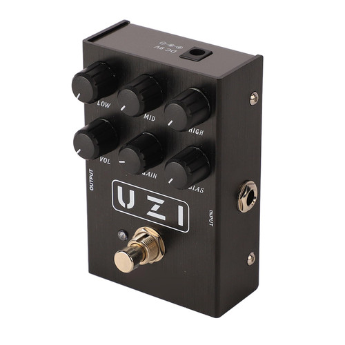 Electric Guitar Effects Drive Pedal Overdrive Guitar Pedal Distortion Pedal, Overdrive Effect Tuner Pedal Metronomes (AN 35 Black)