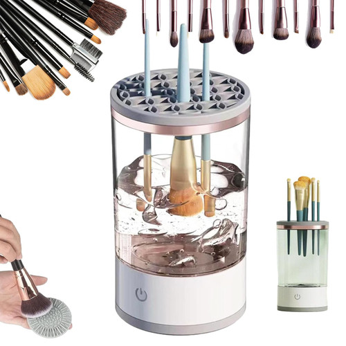 Brushly Pro Cosmetic Brush Cleaner,Brushy Makeup Brush Cleaner,2024 New Electric Makeup Brush Cleaner,Automatic Spinning Makeup Brush Cleaner (1pcs) Brushly Pro Cosmetic Brush Cleaner,Brushy Makeup Brush Cleaner,2024 New Electric Makeup Brush Cleaner,Automatic Spinning Makeup Brush Cleaner (1pcs)