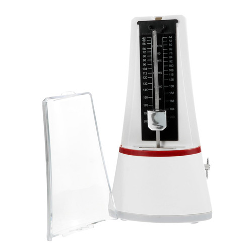 Abaodam mechanical metronome Universal Metronome Piano Metronome Guitar Metronome Drum Metronome Professional Metronome Bass Metronome Violin Metronome white instrument portable Metal