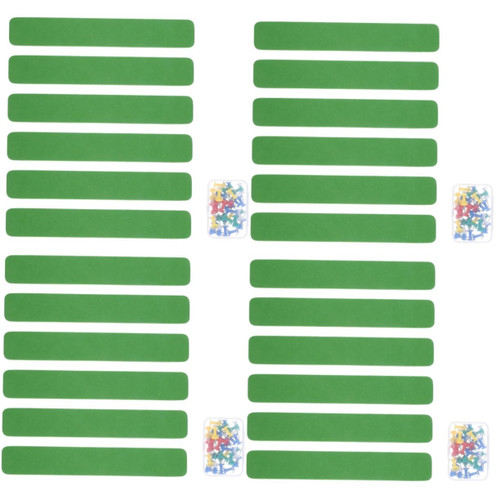 Operitacx 4 Sets Felt Self-Adhesive Strips Cork Board Bulletin Board Tiles Adhesive Memo Pin Board Memo Boards Small Bulletin Board Felt Bulletin Board Felt Board Office Board Eva Halloween