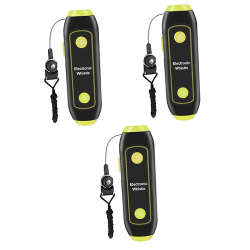ULTECHNOVO 3pcs 3 Electronic Whistle Party Noise Maker Toy Hand Squeeze Whistle 3 High Volume Whistle Referee Whistle Loud Whistle Sound Electric Whistle Basketball Whistle Magnet Handheld