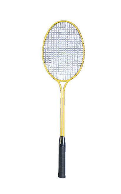 Sportime 003357 Twin Shaft Badminton Racquet, Steel, Yellow