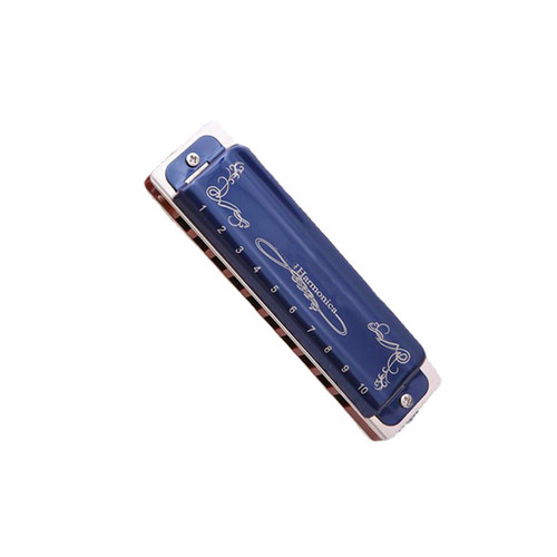 OUSIKA harmonica Harmonica 10 Hole C Key Playing 10 Hole Adult Beginner Musical Instrument Harmonica (Color : Onecolor)