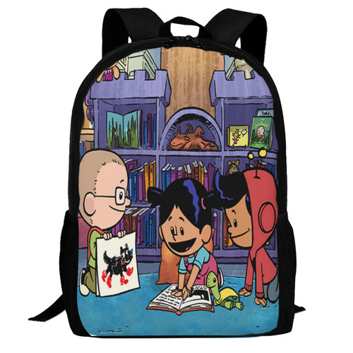 KOVOS Xavier Anime Riddle And The Secret Museum Laptop Bag Cartoon Backpack Casual Travel Backpacks Daypack For Men Women KOVOS Xavier Anime Riddle And The Secret Museum Laptop Bag Cartoon Backpack Casual Travel Backpacks Daypack For Men Women
