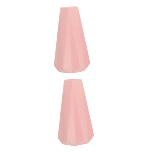 Ciieeo 2pcs Origami Ceramic Vase Beautiful Vases Flower Centerpieces Flower Vases Green Glass Vase Flower Vase Centerpiece Plant Decorations Plants Ceramic Vases Plant Pot Indoor Ceramics