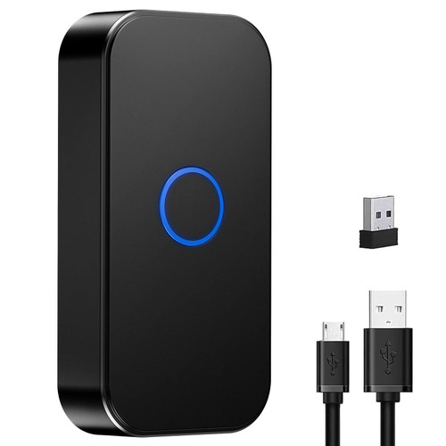 Bluetooth Barcode Scanner Portable 1D USB Laser Mini Bar Code Reader 3-in-1 Bluetooth & USB Wired & 2.4G Wireless Bar Code Reader Scanner Compatible Windows, Mac,Android, iOS or Phones