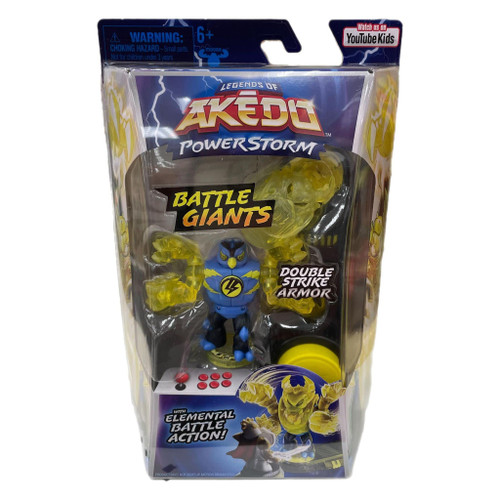 Legends of Akedo Powerstorm | Battle Giant Thoraxis | Mini Battling Action Figure with Double Strike Armor | Ready, Fight, Split Strike.