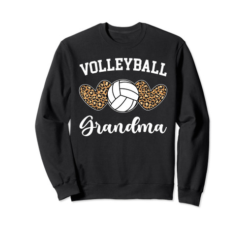 Volleyball Grandma Hearts Grandma Of A Volleyball Player Sweatshirt