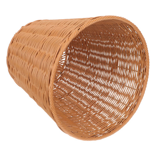 PRETYZOOM Kitchen Trash Can Water Hyacinth Trash Can Bathroom Wastebasket Woven Trash Basket Wicker Trash Can Seagrass Baskets Living Room Storage Basket Round Rattan Laundry Basket
