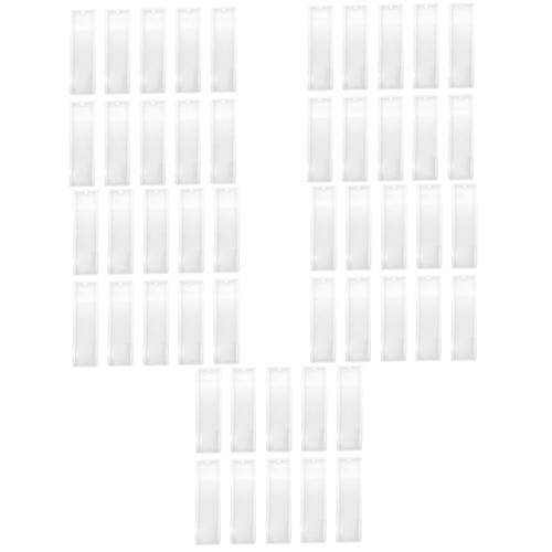 VILLCASE 50 Pcs Bookmark Mold Bookmark Jewelry Making Tools Resin Bookmark Making Kit Resin Moulds DIY Bookmark Resin Tray Mold Uv Epoxy Resin Molds Silicone Blank Silica Gel Crafts Student